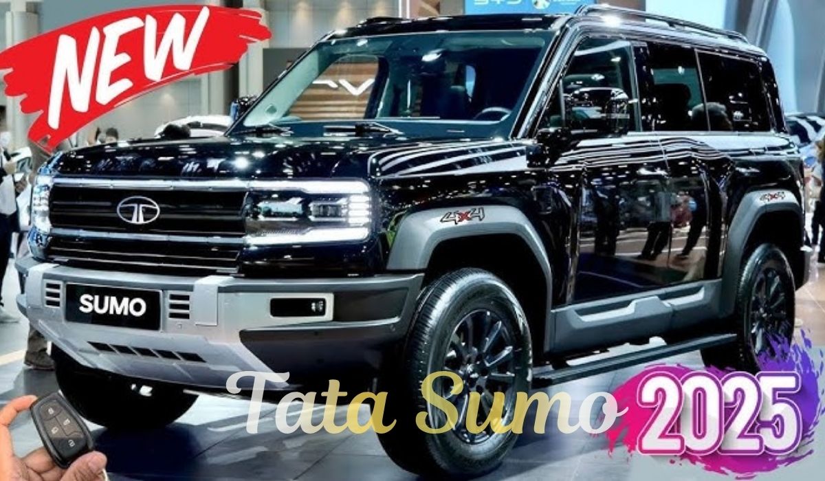 Tata Sumo 2025 side view showing bold SUV design and LED headlamps